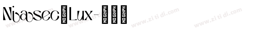 Niasec Lux字体转换